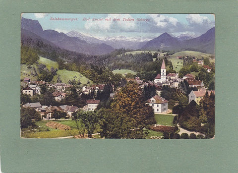 AK Bad Aussee mit dem Todten Gebirge.