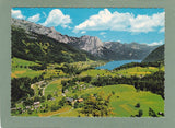 AK Ausseer Land Grundlsee, Gallhof mit Backenstein und Totem Gebirge.