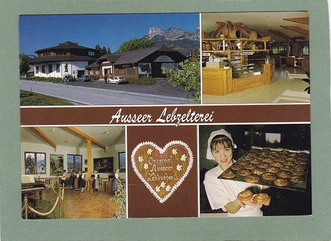 AK Ausseer Lebzelterei. An der Bundesstraße B 145. Cordignano Museum Bad Aussee.
