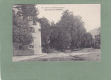 AK Admont. Marienpark. Der Löwe im Stiftsmauerturm.