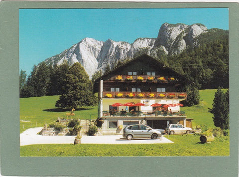 AK Grundlsee. Untertressen 37. Gasthof Pension Trisselwand Hans Rastl. Ausseerland
