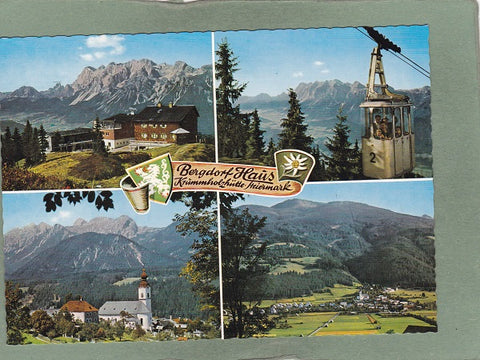 AK Krummholzhütte Bergdorf Haus.