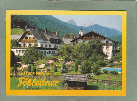AK Kirchenlandl. Gasthof Pension Fößleitner.
