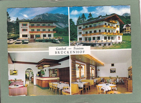 AK Ramsau am Dachstein. Gasthof Pension Brückenhof.