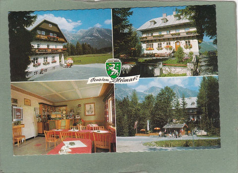 AK Ramsau/Dachstein 129. M. N. Schrempf, Pension Heimat.