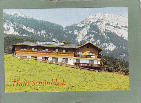 AK Haus im Ennstal. Haus Schönblick. Hans und Christel Huber. Weißenbach 49.