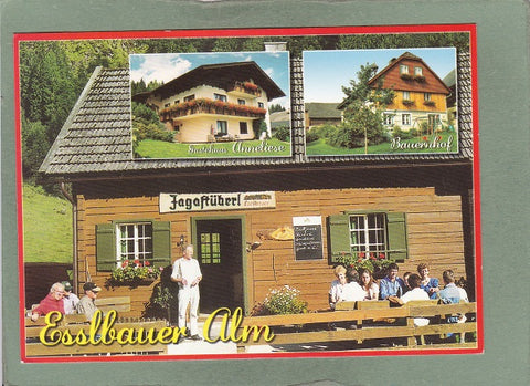 AK Gröbming. Esslbauer, Fam. Erhart, Ratting 34.. Gästehaus Anneliese Dorfstraße 93.