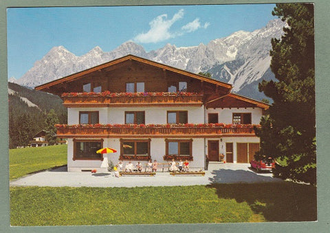 AK Ramsau a. Dachstein. Pension Blasbichlhof. Familie Knaus. Vorberg 14.