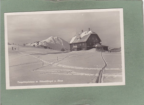 AK Tauplitzplateau m. Schneidkogel u. Haus.