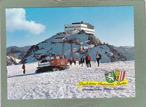 AK Dachstein-Südwand-Bahn. Gletscherbahn Ramsau. Gletscher-Restaurant Hunerkogel.