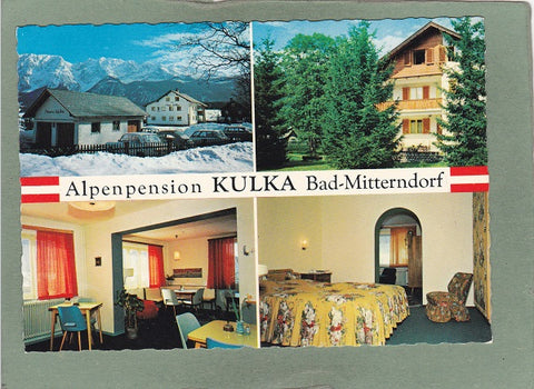 AK Bad Mitterndorf. Alpenpension Kulka.