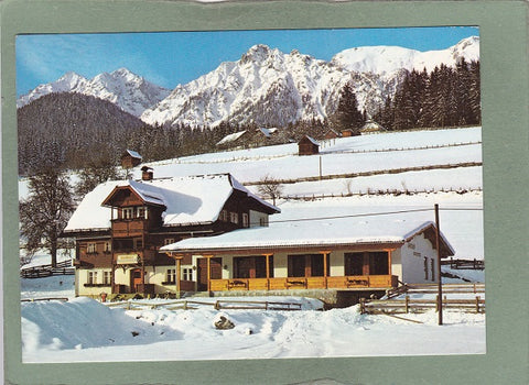 AK Birnberg 12, Haus i. E. Gasthaus Pension Grundnerhof.