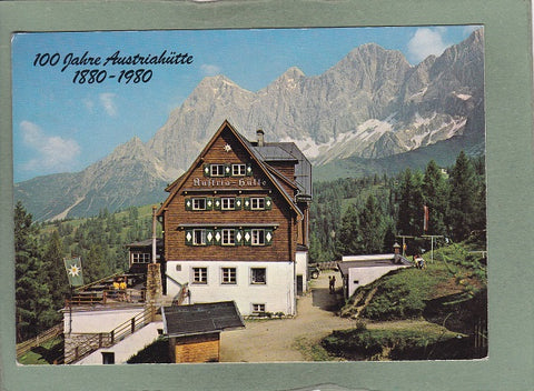 AK 100 Jahre Austriahütte 1880-1980.