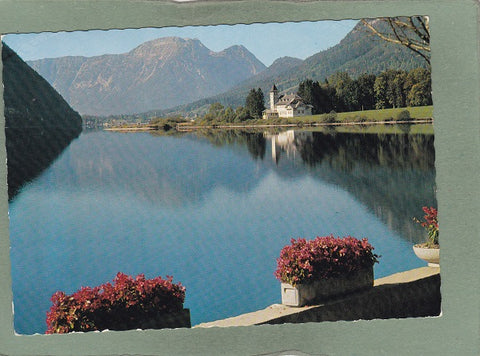 AK Gössl, Schloß Grundlsee mit Sarstein.