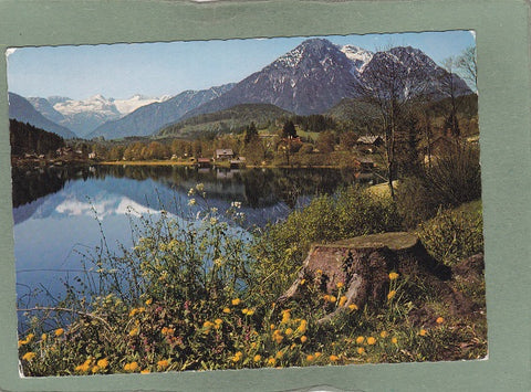 AK Alt-Ausseer-See mit Ortschaft Alt-Aussee.