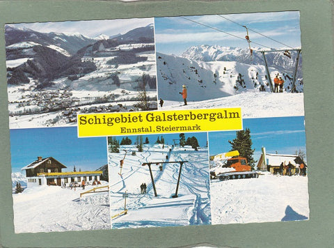 AK Schigebiet Galsterbergalm. Ennstal.