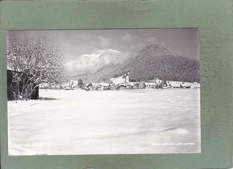 AK Mitterndorf mit Lawinenstein.