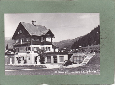 AK Mitterndorf. Pension Ezelsdorfer. (Tischlerei, Möbelhaus).