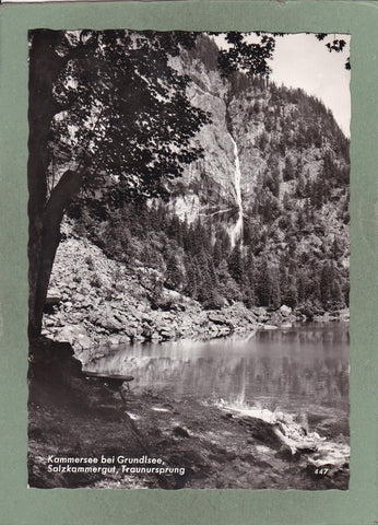 AK Kammersee bei Grundlsee, Salzkammergut, Traunursprung.