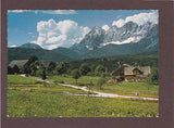 AK Auf dem Rohrmoos mit Blick zur Dachsteingruppe.