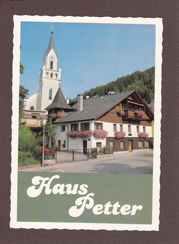 AK Schladming. Privatzimmer H. u. F. Petter. Talbachgasse 113.