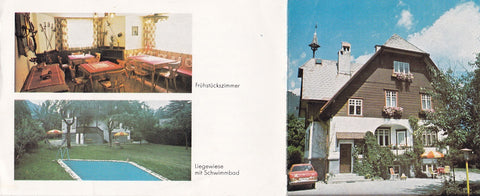 Werbe-Folder Schladming. Dornröschen‘s Villa Immaculata. Kuschargasse 176.