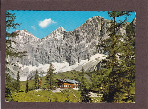 AK Türlwandhütte mit Dachsteinsüdwand.