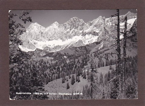 AK Austriahütte mit hohen Dachstein.
