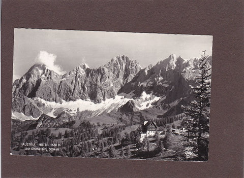 AK Austria-Hütte mit Dachstein.