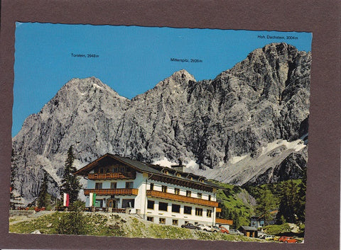 AK Dachsteinsüdwände mit Berghotel Türlwand.