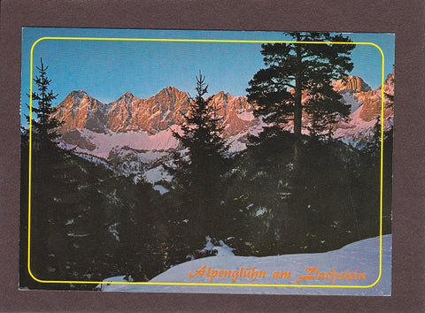 AK Alpenglühn am Dachstein.