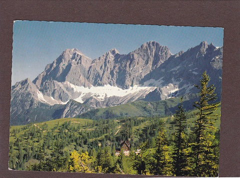 AK Austria Hütte gegen Dachstein-Südwände.
