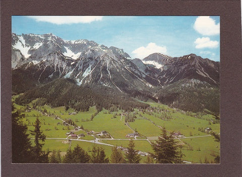 AK Ramsau am Dachstein. Blick gegen die Scheichenspitze.
