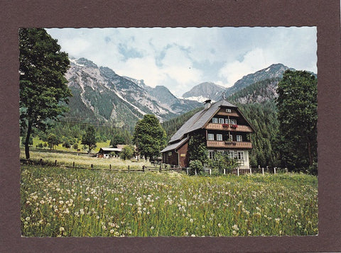 AK Ramsau am Dachstein. Haus Bergsicht Nr. 130.