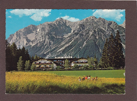 AK Ramsau am Dachstein. Hotel Restaurant Cafe Almfrieden.