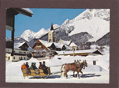 AK Ramsau am Dachstein mit Blick zum Dachstein.