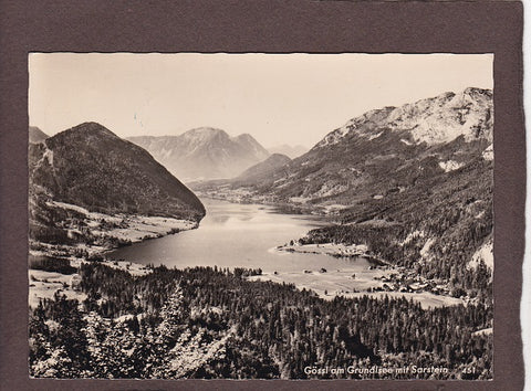AK Gössl am Grundlsee mit Sarstein.