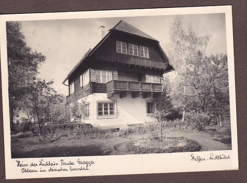 AK Öblarn. Heim der Dichterin Paula Grogger.