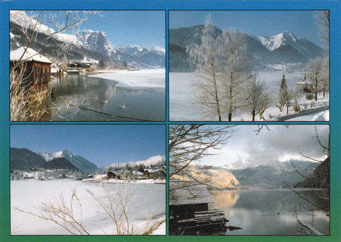 AK Grundlsee mit Totem Gebirge.