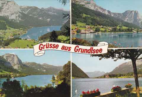 AK Grüsse aus Grundlsee.