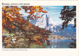 Werbe-AK Grundlsee im Salzkammergut.