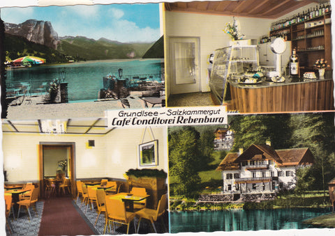 AK Grundlsee. Cafe Conditorei Rebensburg.