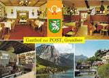 Werbe-AK Grundlsee. Gasthof Post Inh.: T. u. J. Schraml.