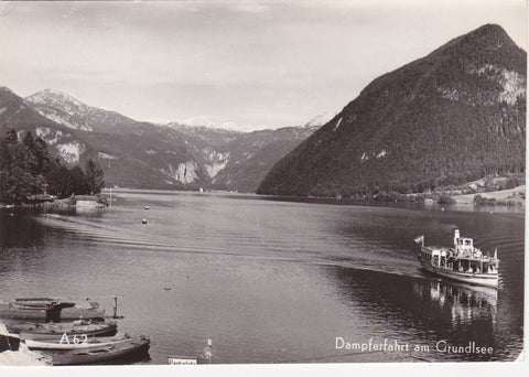 AK Dampferfahrt am Grundlsee.