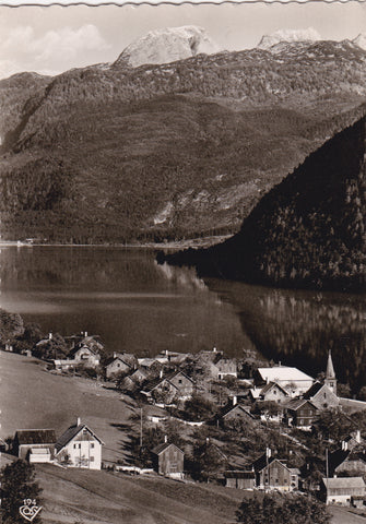 AK Grundlsee mit Totem Gebirge.