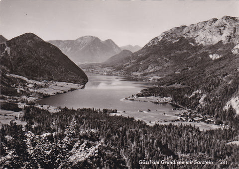 AK Gössl am Grundlsee mit Sarstein.