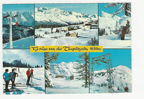 AK Grüsse von der Tauplitzalm.
