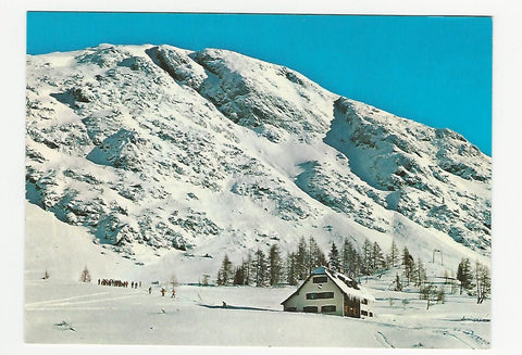 AK Tauplitzalm, Grazer Hütte. Bergheim des akad. Turnvereines Graz mit Traweng.