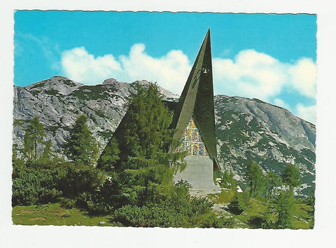 AK Tauplitzalm. Kirche mit Traweng.