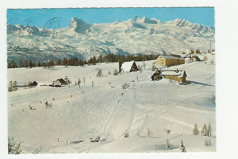 AK Schiparadies Tauplitzalm mit Dachstein.